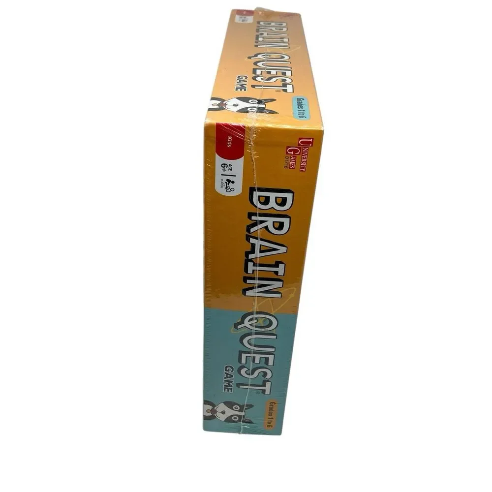 Brain Quest Board Game University Games Grades 1-6 20th Birthday Edition Sealed